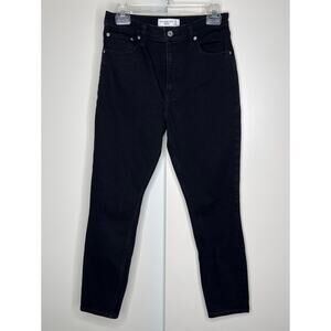 Abercrombie & Fitch The Skinny High Rise Black Denim Jeans Women's Size 27/4